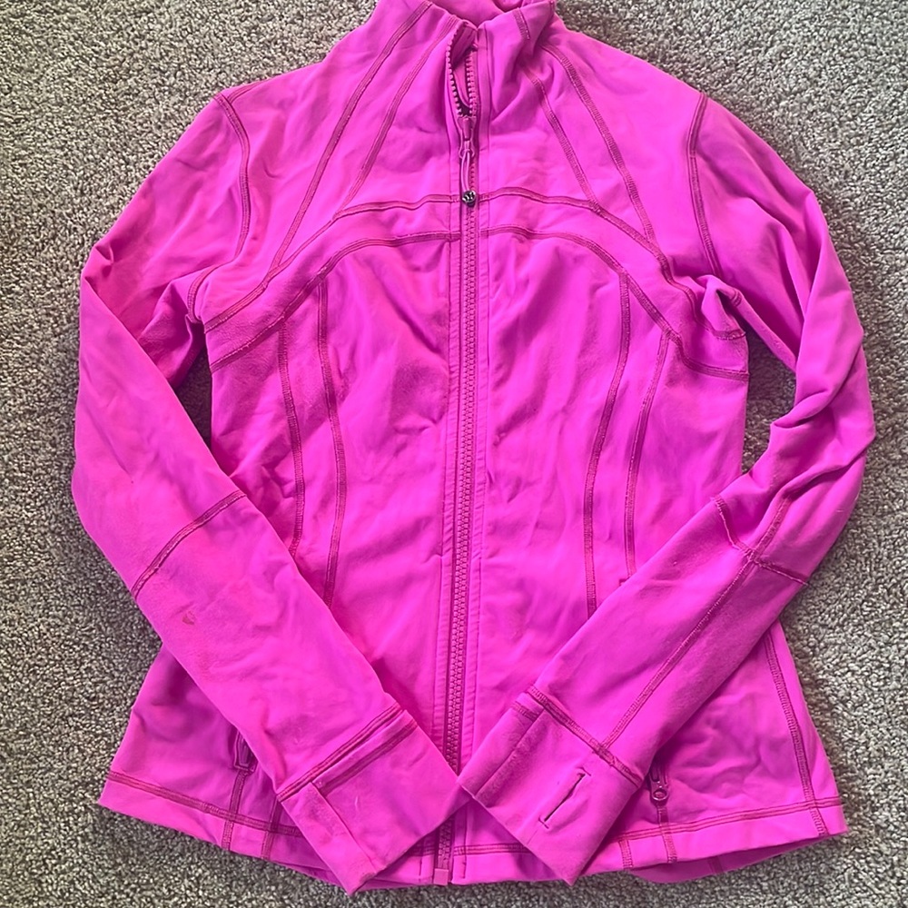 Lululemon pink zip up